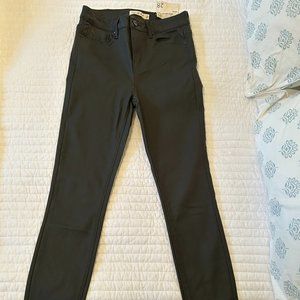 Unparalleled Size 28 olive/loden coated slim fit jeans NWT